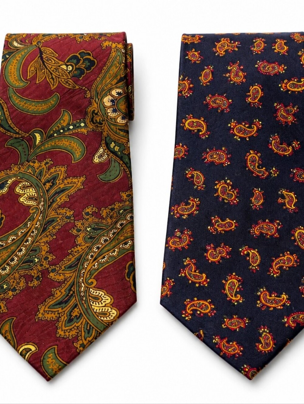 Men's Paisley Silk Ties - Torriani & Kolte Couture #207